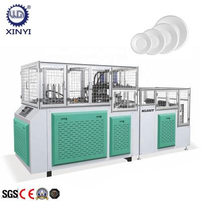 China Producing Eco-friendly Fully Automatic Workstation Of Double One Time Paper Plate Plate Forming Making Machine for sale