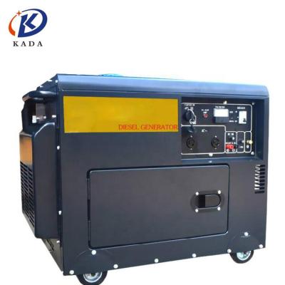 China KADA 5 Generator KVA Diesel Generator 6000w Silent Diesel Generator 5kv 5GFLN for sale