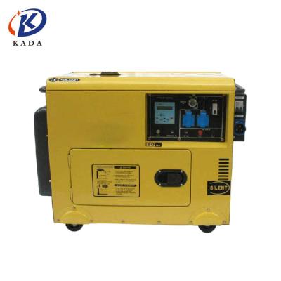 China Small air cooled diesel generator 220v 50hz 5kva portable diesel generator with price 5GFLN for sale