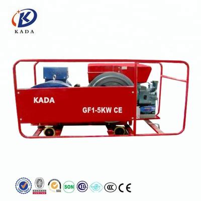 China KADA gf1-5kw mini generator set open type generator water cooled crank generator set for sale