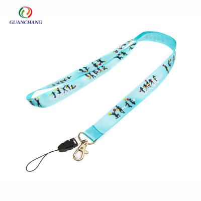 China Promotional Gifts Topical Theme Good Quality Satin Ribbon Sublimation Lanyards With Logo Custom for sale