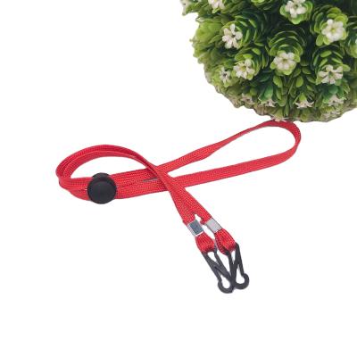 China Polyester Base On Your Design 5-7days Promotion Mask Holder Length Face Mask Lanyard Convenient Safety Hanger Custom Adjustable Polyester for sale