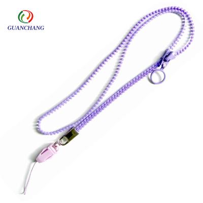 China Factory direct sales of polyester exquisite main chain lanyard and waterproof neck zipper lanyard welcome to consult for sale