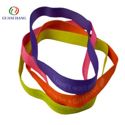 China Custom headband wholesale cheap elastic yoga sports headband sports color polyester factory non-slip and moisture wicking for sale