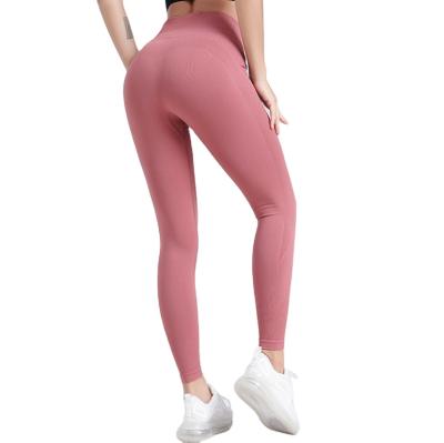 China Women's Yoga Pants Breathable Belly Control Slim Booty Gaiters Fitness Gym Yoga Pants for sale