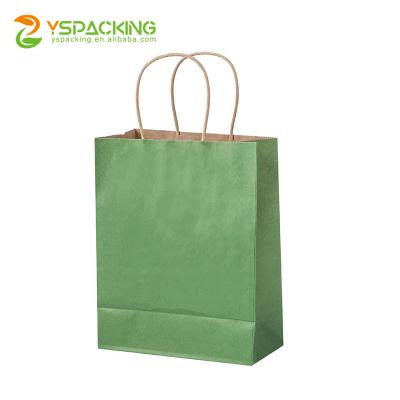 China Newest Design Size Colored Craft Paper Shopping Carrier Bags Recyclable Custom Paper Tote Bag With Handle for sale