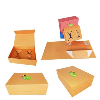 China Recycled Materials Wholesale Custom Big Folding Cardboard Perfume Paper Packaging Boxes Magnetic Closure Gift Boxes With Keepsake for sale