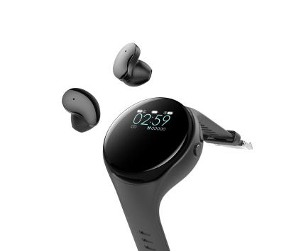 China Hot Selling Waterproof Wifi Smartwatch 2 in 1 Wireless Earphones Smart Watch with TWS Earbuds Pedometer for sale