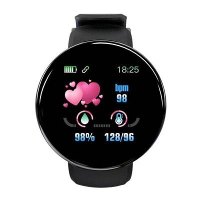 China D18 Touch Screen Waterproof Smartwatch Walking Sleep Monitoring Heart Rate Exercise Wristband Smart Watch for sale