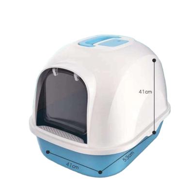 China Sifting Cat Litter Box For Sale Wholesale Viable Cat Litter Box With Sifter Luxury Cat Litter Box for sale