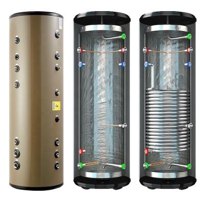 China Duplex 100L Pressure Water Tank Air Source Heat Pump Boiler Hot Water Heater Cylinder for sale