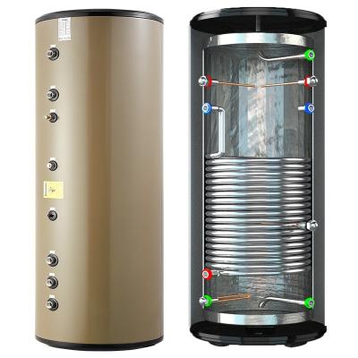 China Blue Freestanding Wall Mounted Heat Pump Water Pressure Tank 400 Liter Water Heater App-Controlled for sale