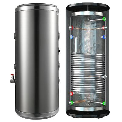 China Stainless-Steel SUS304 500L Hot Water Tank for Large Capacity Heat Pump Boiler Storage for sale