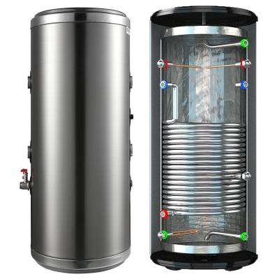 China Stainless-steel Buffer Tank For Hot Water Air Source Boiler Gas Heat Pump Sus 304 316 for sale