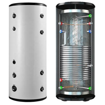 China Stainless Steel Housing 100L Electric Hot Water Tank for Commercial Heat Pump System for sale