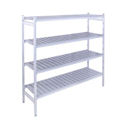 China Corrosion Protection Easy To Install Durable Kitchen Storage Aluminum Metal Shelving for sale