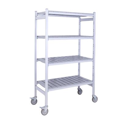 China Corrosion Protection Stainless Steel Metal Shelving Frames Pallet Rack Kitchen Storage Shelving Unit for sale