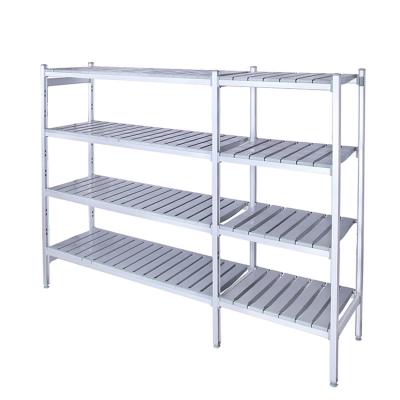 China Custom Corrosion Protection Kitchen Shelving , Store Shelving Stainless Steel Mobile Metal Shelving for sale