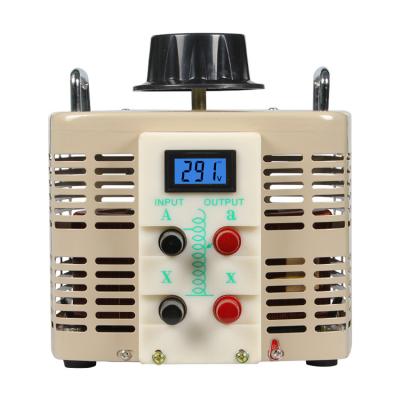 China SVC Digital TDGC2 5KVA Single Phase Adjustable Voltage Regulator Variac Transformer for sale