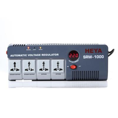 China SVC SRW Home 1000VA Plug Type Voltage Regulator Stabilizers for sale