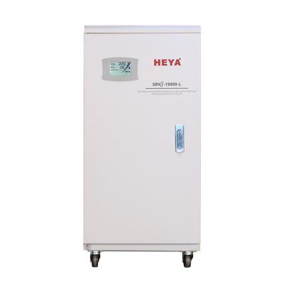 China SVC Single Phase Voltage Stabilizers Ultra Low Voltage Input 15K 20K 25K 30KVA SVC Servo Motor Control AC With 95% Compensation Coil for sale