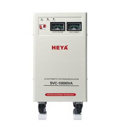 China SVC Power 10KVA Handheld Servo Voltage Stabilizers With Overload Protection for sale