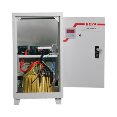 China SVC 20KVA 20KW Single Phase Automatic Relay Voltage Regulator / Stabilizers Electric AC for sale