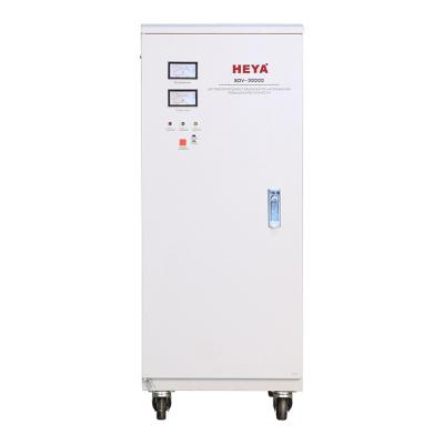 China SVC Single Phase 30KVA 50Hz 60Hz Automatic Voltage Regulators Stabilizers For Gasoline Generators With Fans for sale