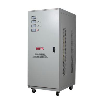 China SVC SVC TNS 60KVA 3 phase AC voltage regulator servo stabilizers with 6 or 9 coils for sale