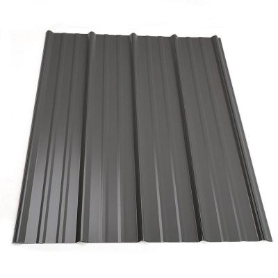 China 500-1500mm Black Corrugated Zinc Aluminum Metal Roofing Sheet for sale