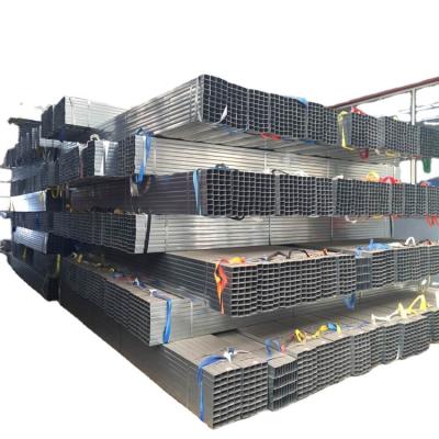 China Structure Pipe Pre Galvanized Square Hollow Section Steel Tube For Construction for sale