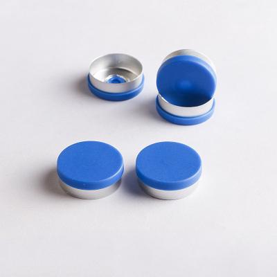 China Non Spill Aluminum Plastic Seal Caps 20mm 13mm Pharmaceutical for sale