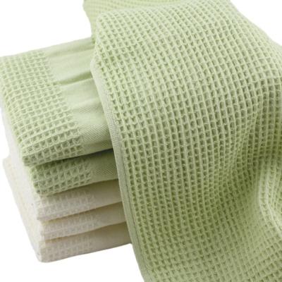 China 100% Viable Microfiber Cleaning Cloth Waffle Cloth Microfiber Honey Comb Car Quick Dry Cleaning Towel for sale