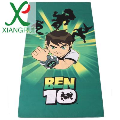 China Variety Direct Viable Bath Towel Beach Microfiber Factory Square Towel Printing Beach Holiday Swimming Bath Towel for sale