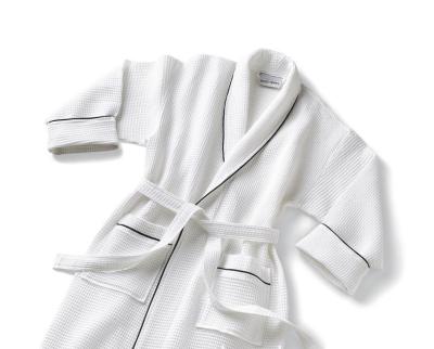 China Low MOQ Breathable Super Soft Kimono Waffle Weave Bathrobe Fancy Wholesale Microfiber Hotel Waffle Bathrobe for sale