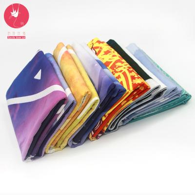 China Wholesale 80% Polyester 20% Logo Mat Gym Microfiber Yoga Mat Non Slip QUICK DRY Nylon Custom Towel for sale