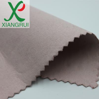 China Fire Retardant Non-woven Microfiber Suede Fabric For Yoga Mat Towel / Automotive Interiors for sale