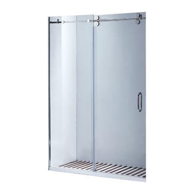 China Modern Tempered Glass Slides 10mm Bath Extension Rollaway Frameless Australia Retractable Shower Screen for sale