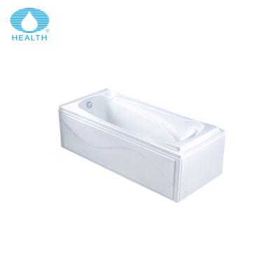 China Free Square Double Side Apron Double Side Bathroom Skirt (Left Skirt) Acrylic Bathtub Sizes for sale