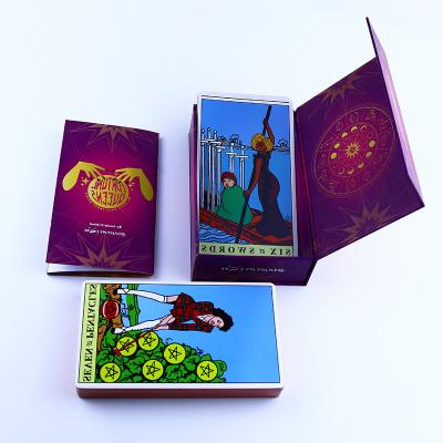 China Entertainment Divination Tarot Products Popular Custom Deck Tarot Cards Oracle Board Games Card Tarot Cards for sale