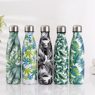 China New Stainless Steel Coke Bottle Outdoor Sports Water Bottle Leisure Viable Vacuum Flask Customized Logo for sale