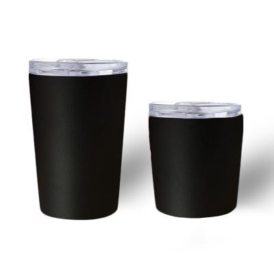 China Food Grade 240ML 18/8 Double Wall Tumbler Stainless Steel Drinkware Custom Coffee Cup Viable Mugs for sale