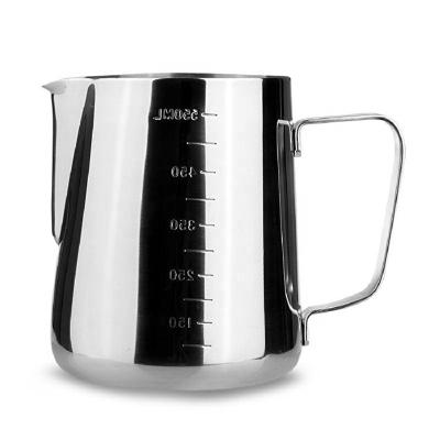 China 600ml Stainless Steel Milk Frothing Jug Espresso Coffee Pitcher Sustainable Custom for sale