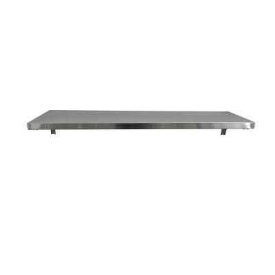 China Jincheng Jincheng NSF Knockdown Structure Square Edge 304S/S 430S/S Stainless Steel Commercial Sustainable Folding Wall Mounted Shelf for sale