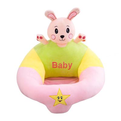 China New Cute Cartoon Cute Baby Learning To Sit On The Sofa Infant Children's Chair Plush Toy Creative Back Study Small Sofa for sale