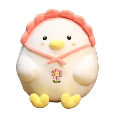 China Cute Creative Toy Animal Children 30cm Stuffed Animal Pillow Action Number Dinosaur Cartoon Chicken Doll Claw Machine Doll for sale