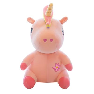 China Wholesale Cute Cartoon Rainbow Unicorn Doll Plush Toy Girl Heart Doll Pillow Doll Birthday Gift Maker for sale