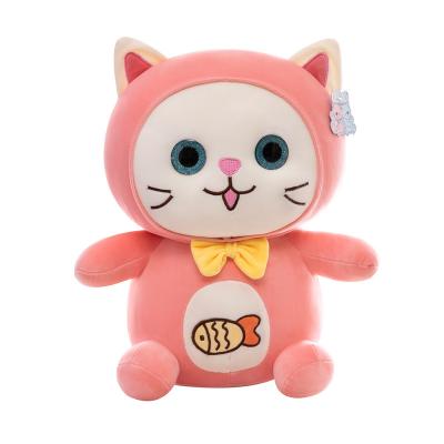 China Wholesale Cute 30cm Cartoon Cat Plush Doll Toy Doll Sleeping Bed Pillow Cute Cute Birthday Girl for sale