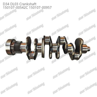 China Crankshaft D34 DL03 150107-00542C 150107-009578 for sale