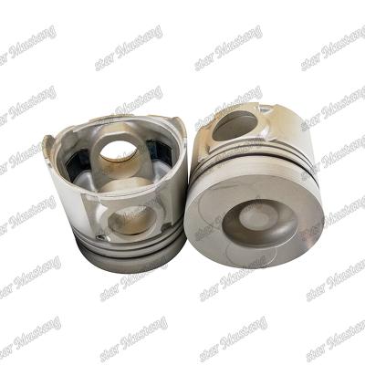 China Piston DB58 round bottom 35mm pin hole combustion chamber 54mm 65.02501-0195 For Doosan Diesel Engine Repair Parts for sale